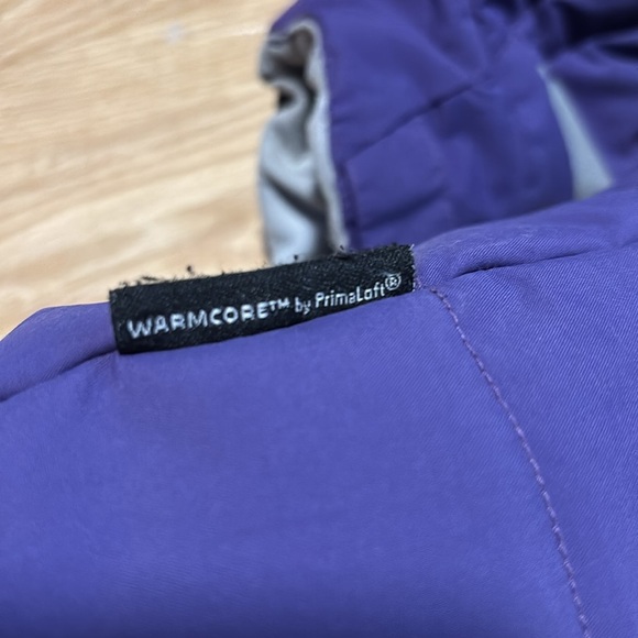 Helly Hansen kids Toddler 4T Purple Puffer Jacket Coat Reflective - Picture 8 of 8